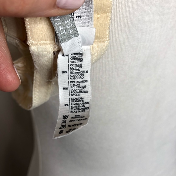 Vintage La Perla Ivory Sheer Floral Embroidered Demi Cup Brad 32C - Picture 4 of 7